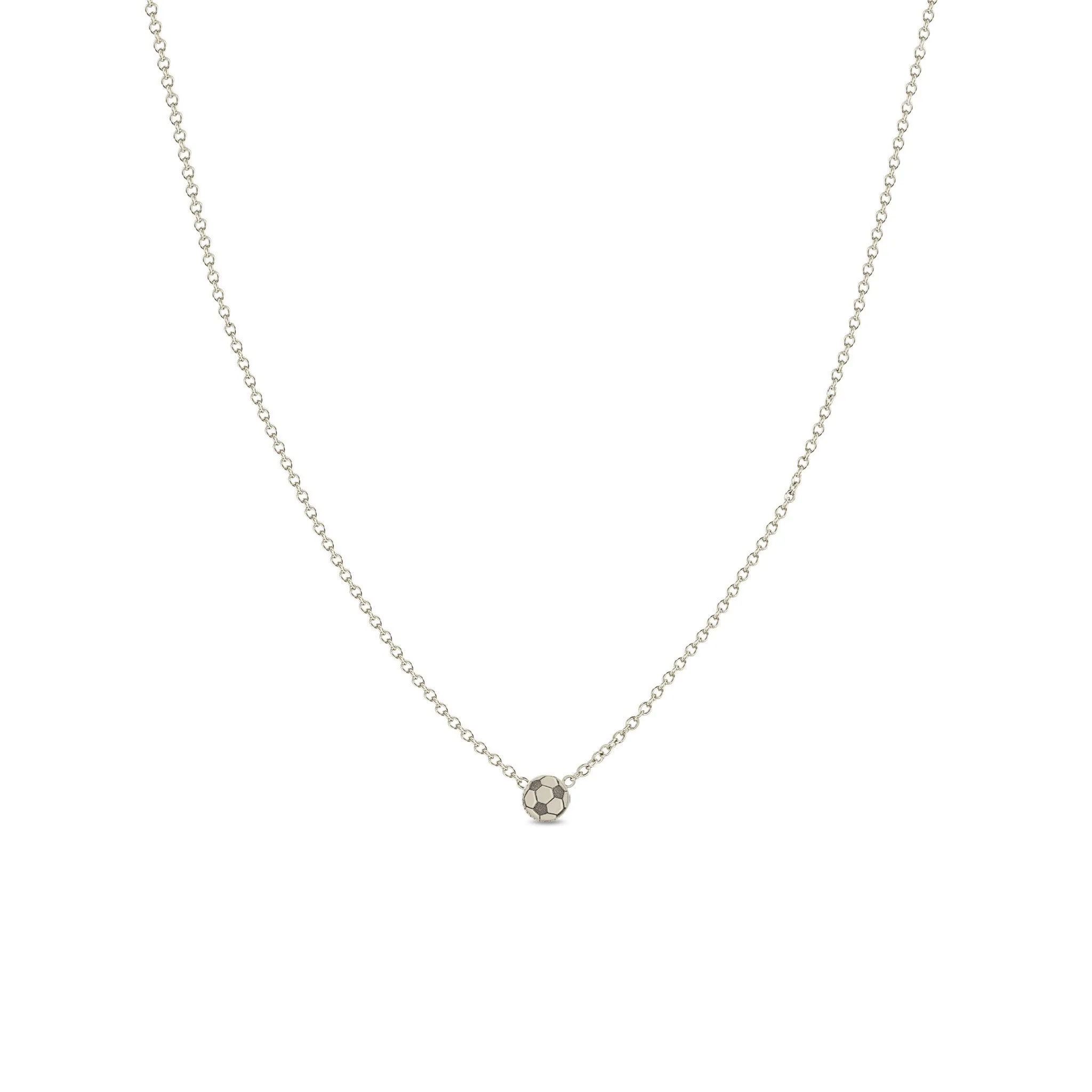 14k Itty Bitty Soccer Ball Necklace