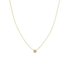 14k Itty Bitty Soccer Ball Necklace