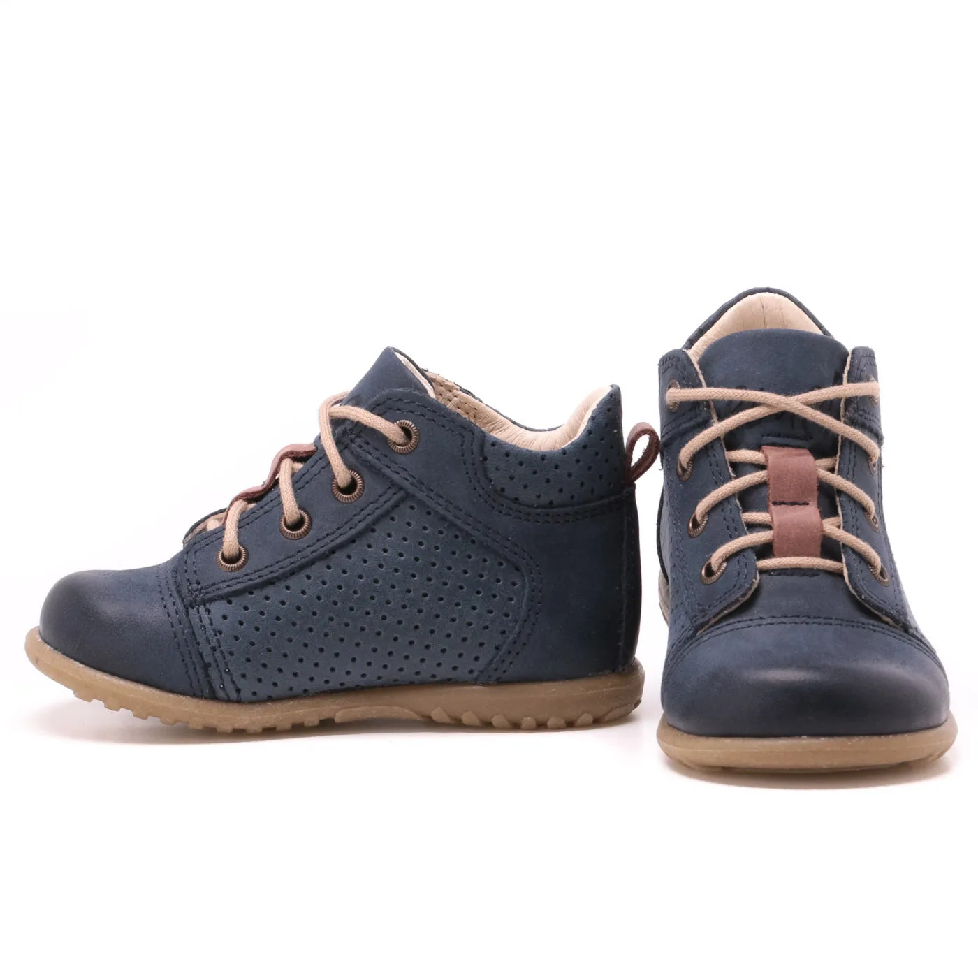 (2429-9) Emel first lace up shoes navy