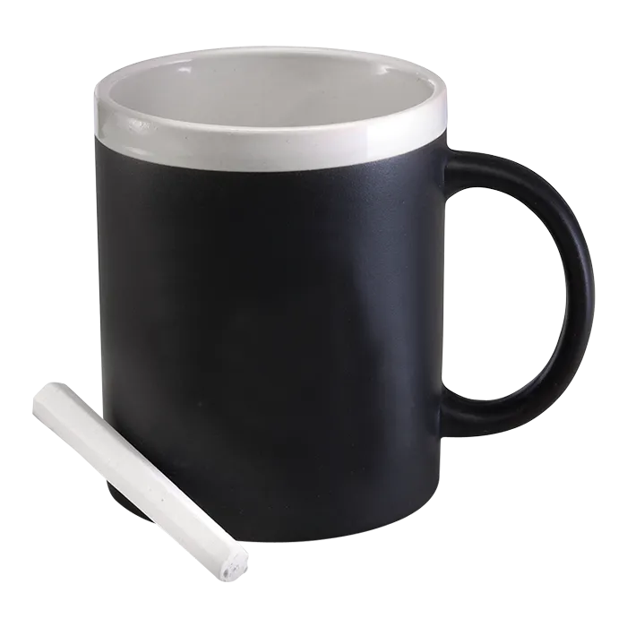 300ml Stoneware Chalk Board Mug