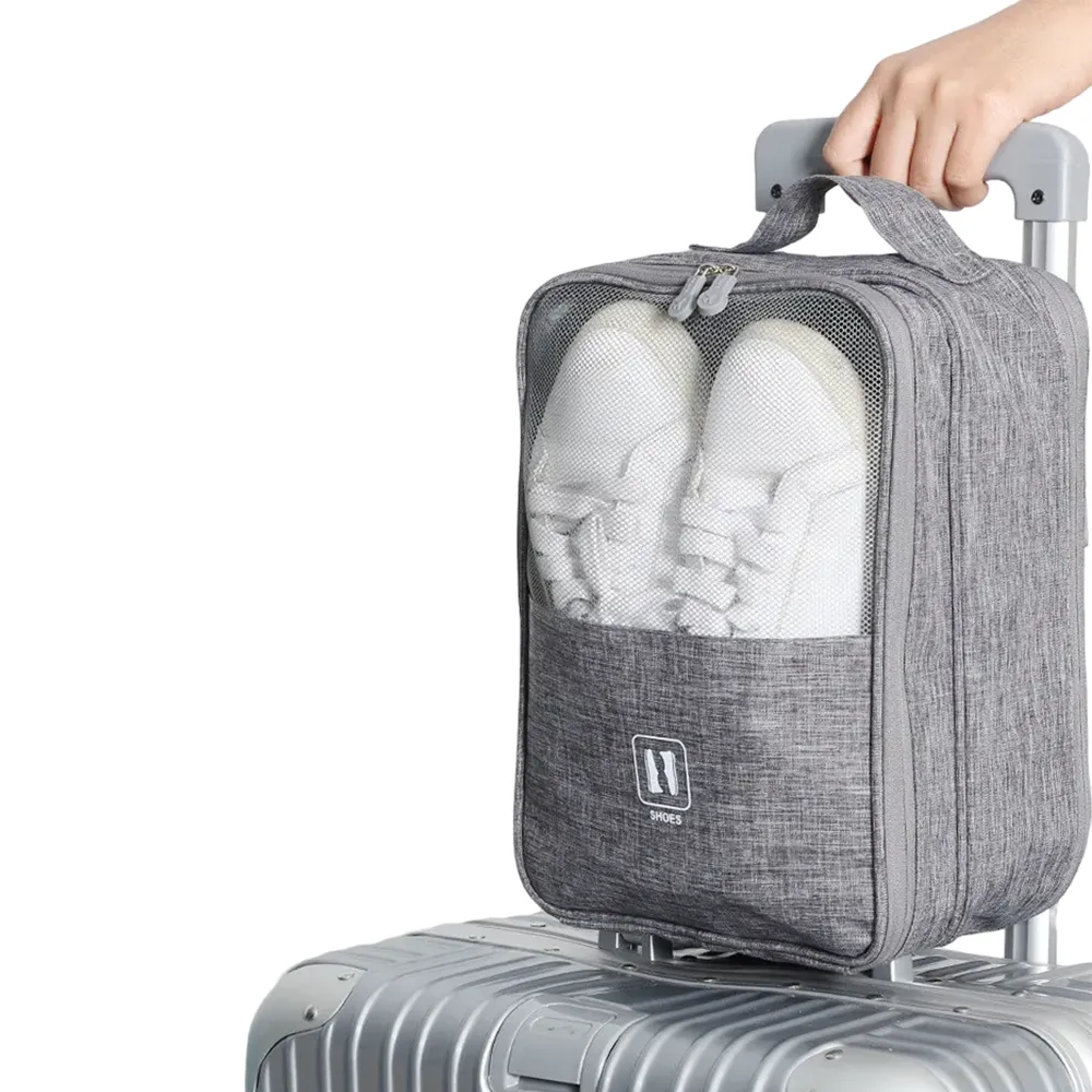 3D 3 Layer Portable Travel Shoe Bag