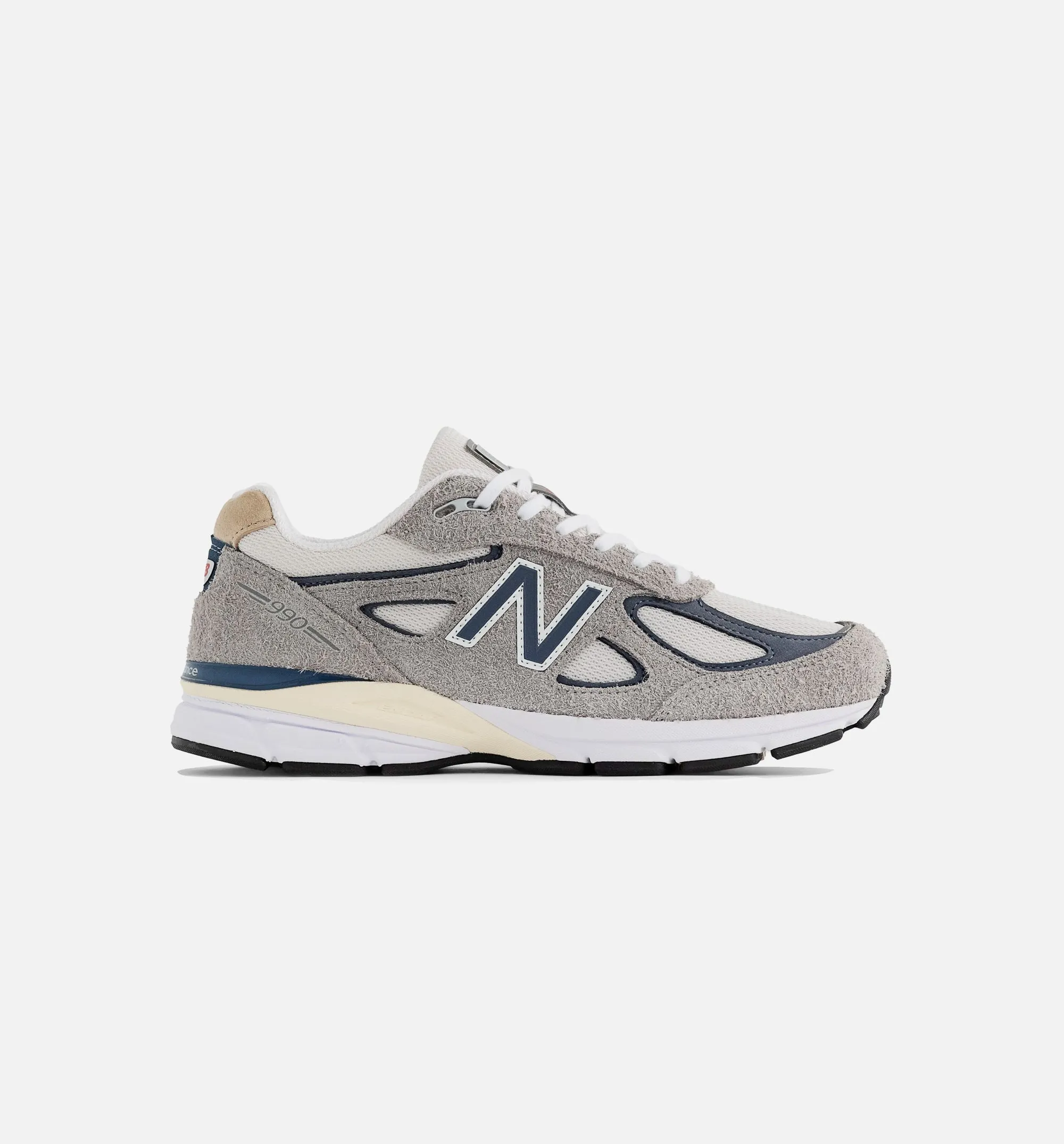 990v4 Grey Suede Mens Lifestyle Shoe - Grey