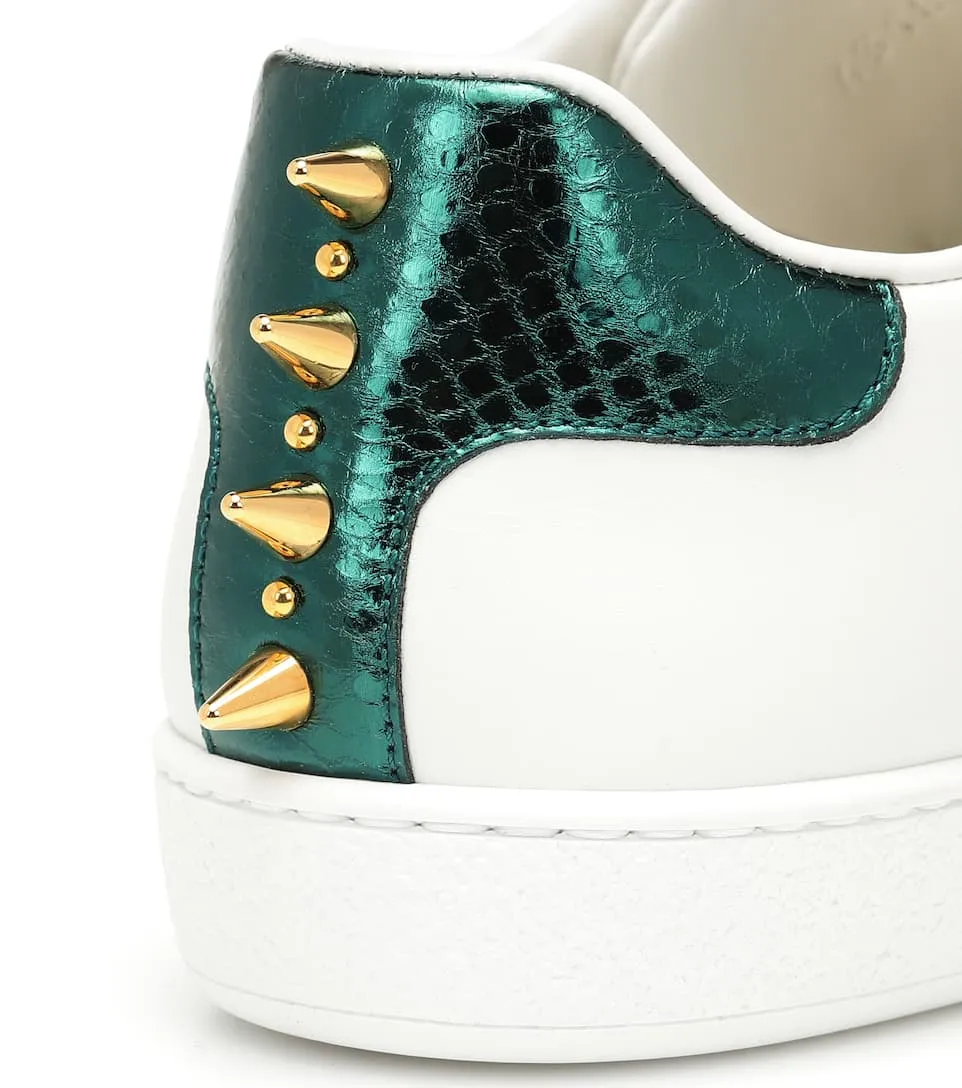 Ace embellished leather sneakers