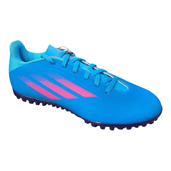 Adidas men's soccer shoe X Speedflow.4 TF GW7530 light blue