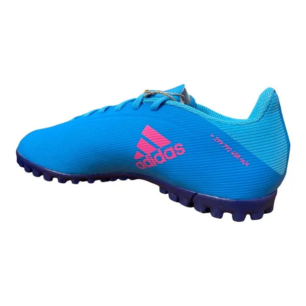 Adidas men's soccer shoe X Speedflow.4 TF GW7530 light blue