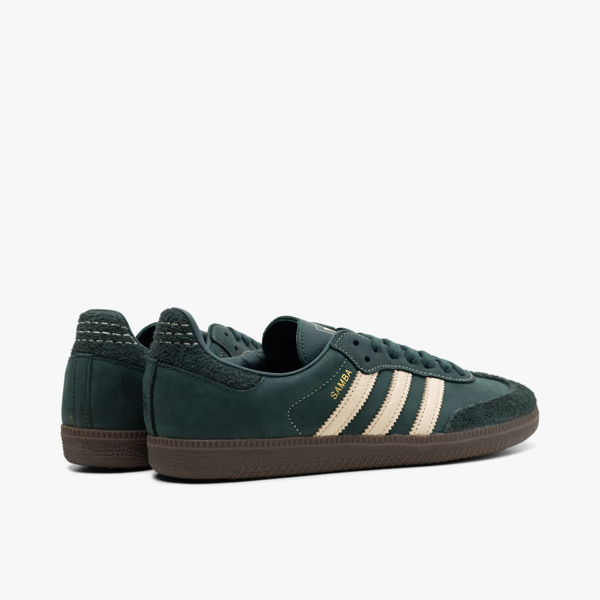 adidas Originals Women's Samba OG Crystal Sand / Mineral Green