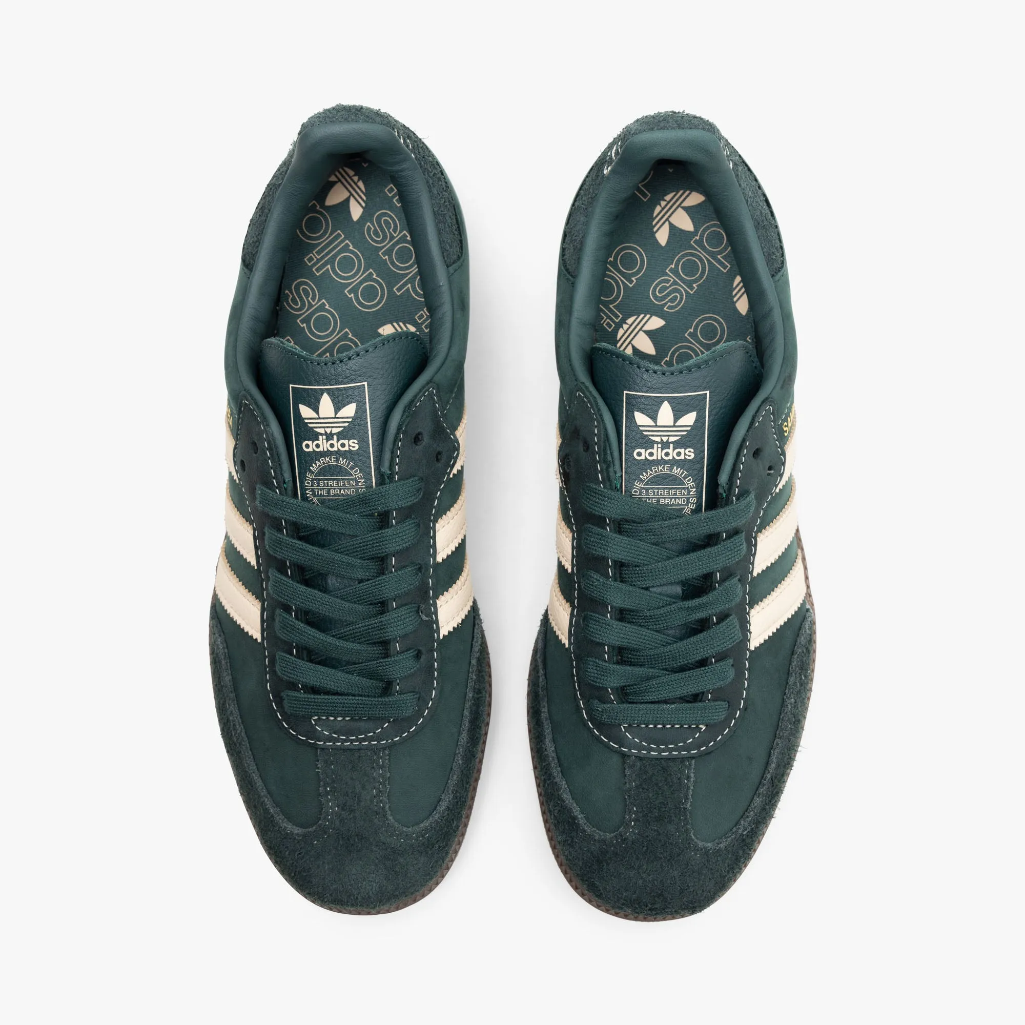 adidas Originals Women's Samba OG Crystal Sand / Mineral Green