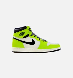 Air Jordan 1 High OG Visionaire Mens Lifestyle Shoes - White/Neon Green Free Shipping