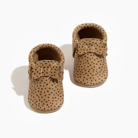 Almond Speckles Bow Baby Shoe