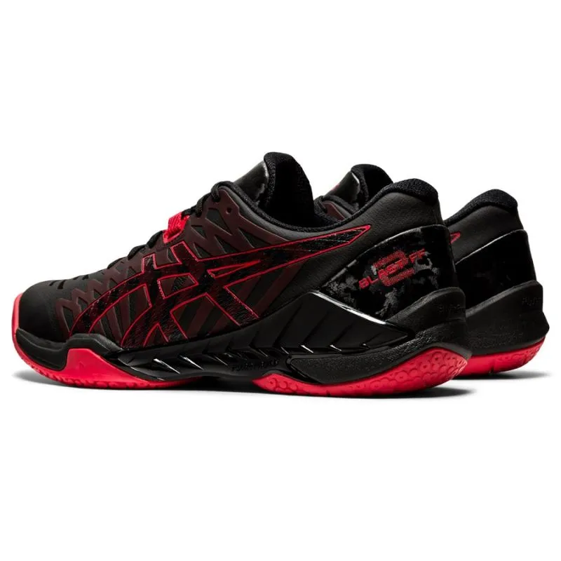 Asics Mens BLAST FF 2 Handball Shoes - Black/Red