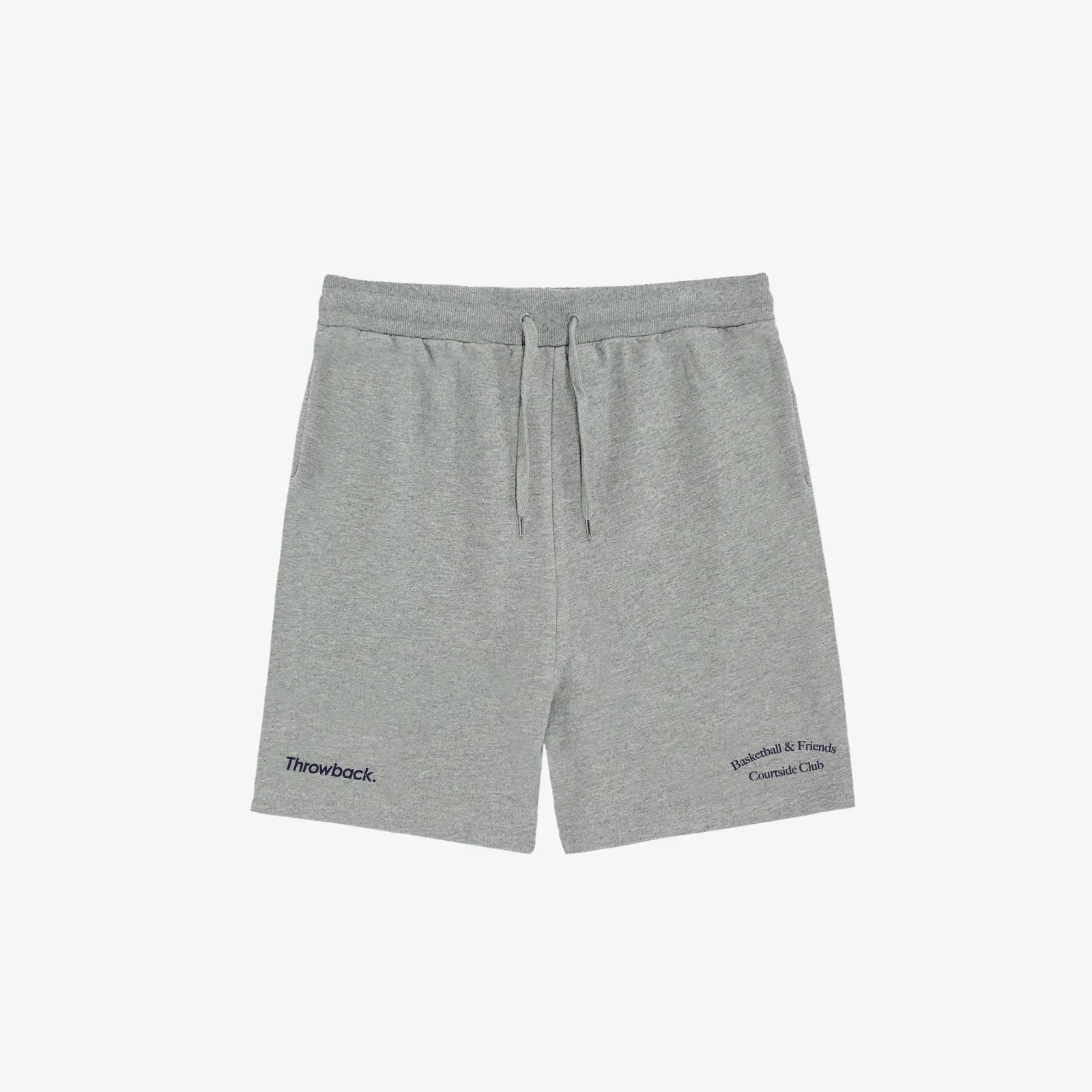 Basketball & Friends Courtside Club Short - Grey Marle