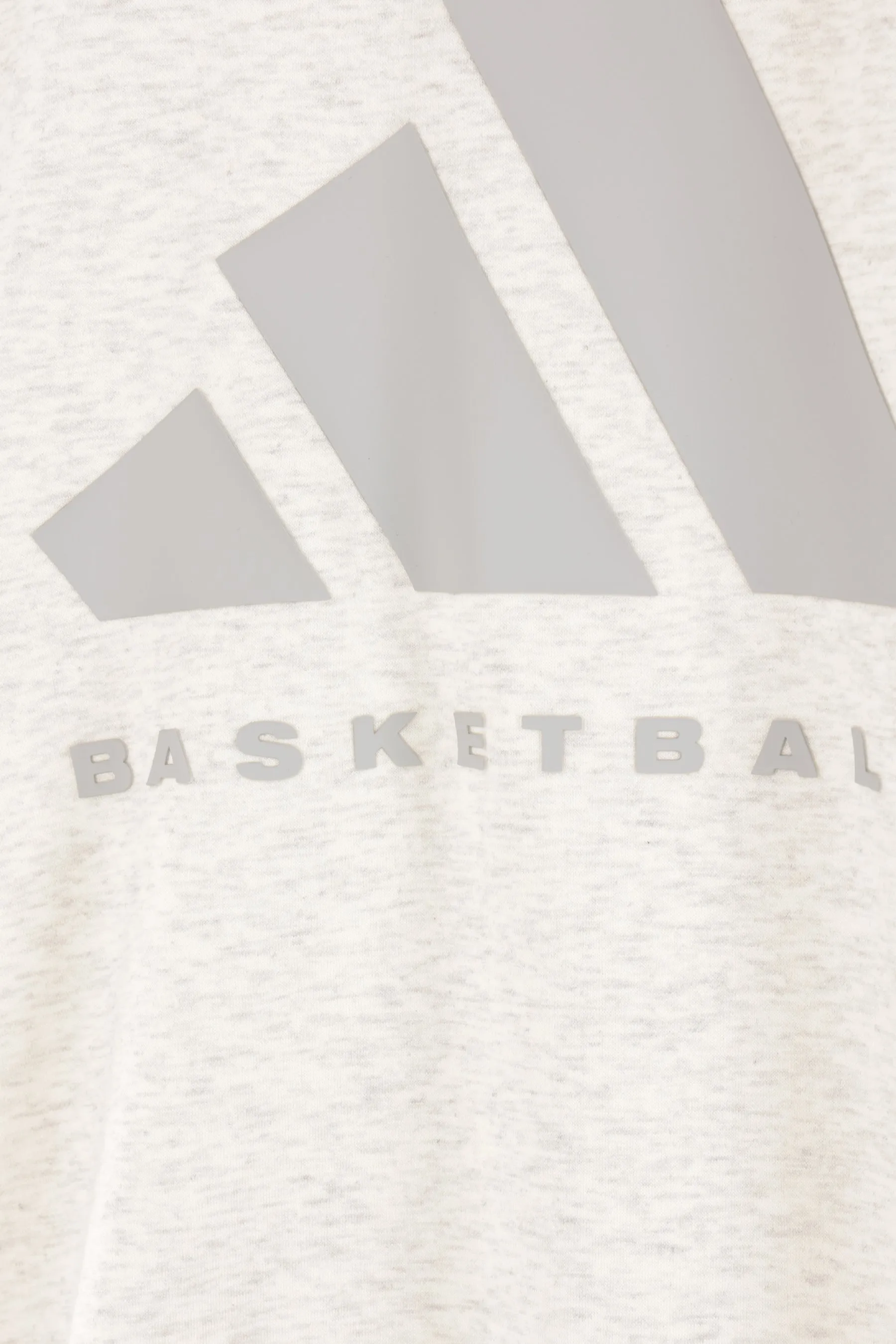 Basketball logo printed recycled fleece sweatshirt