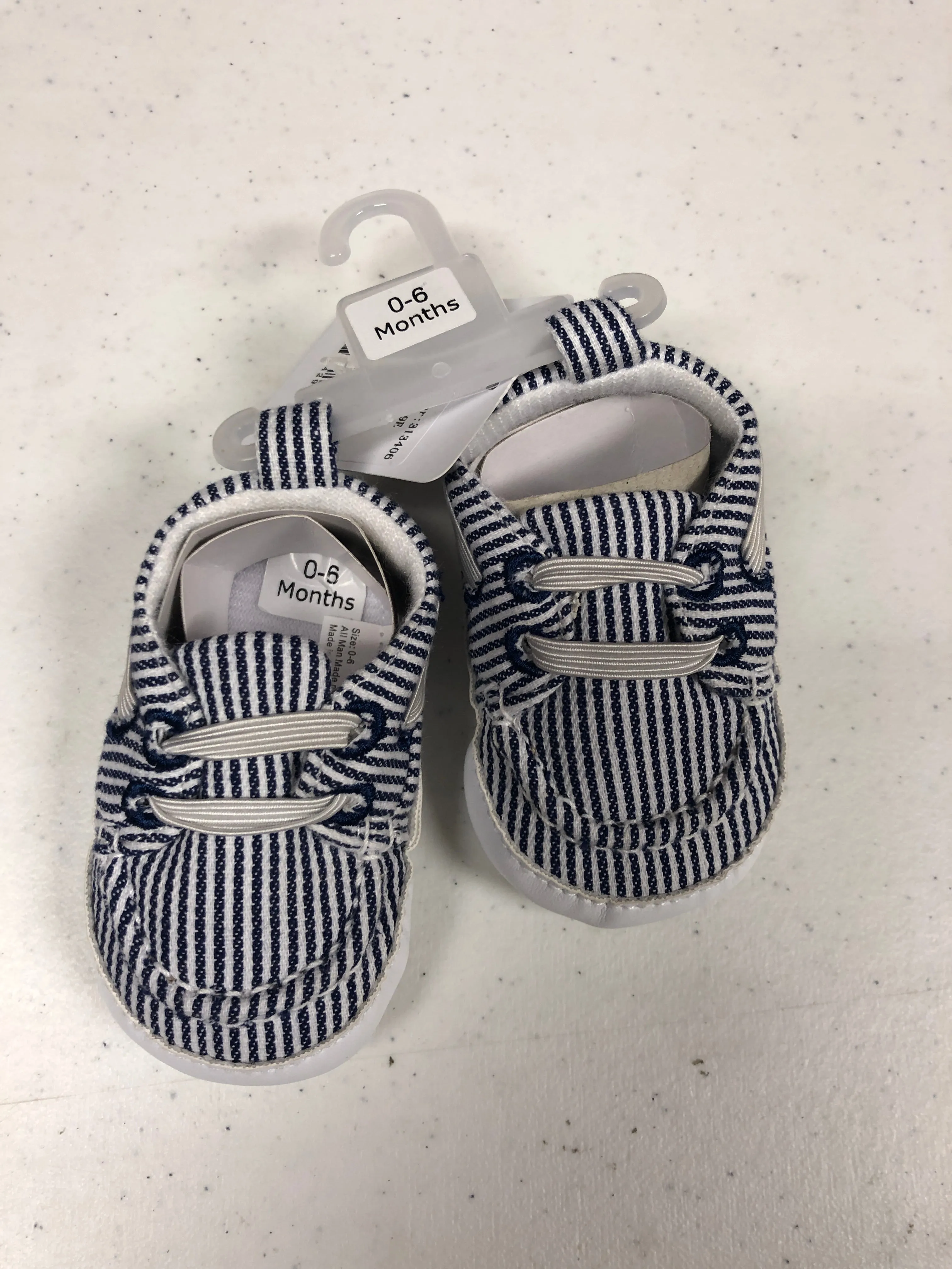 Blue Stripe Boy Shoe