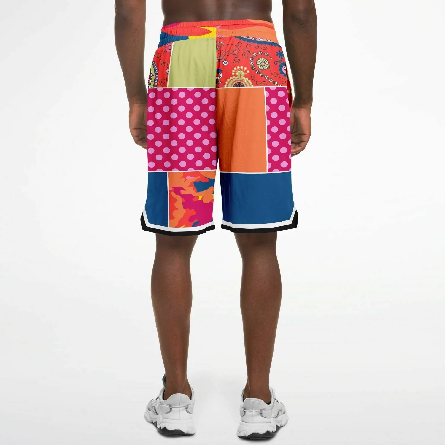 Chili Pepper Camo Fatigue Basketball Shorts