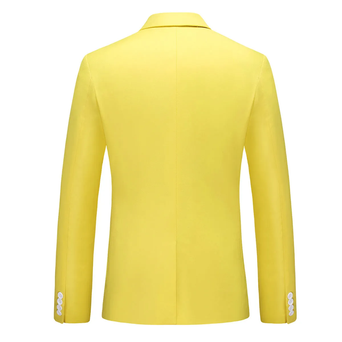 Fashion Jakcket One Button Casual Blazer Yellow