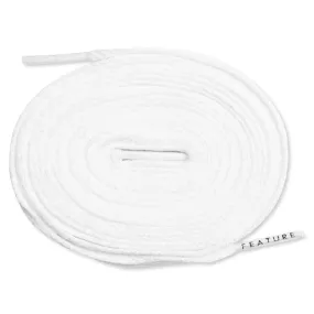 Flat Shoe Laces - White