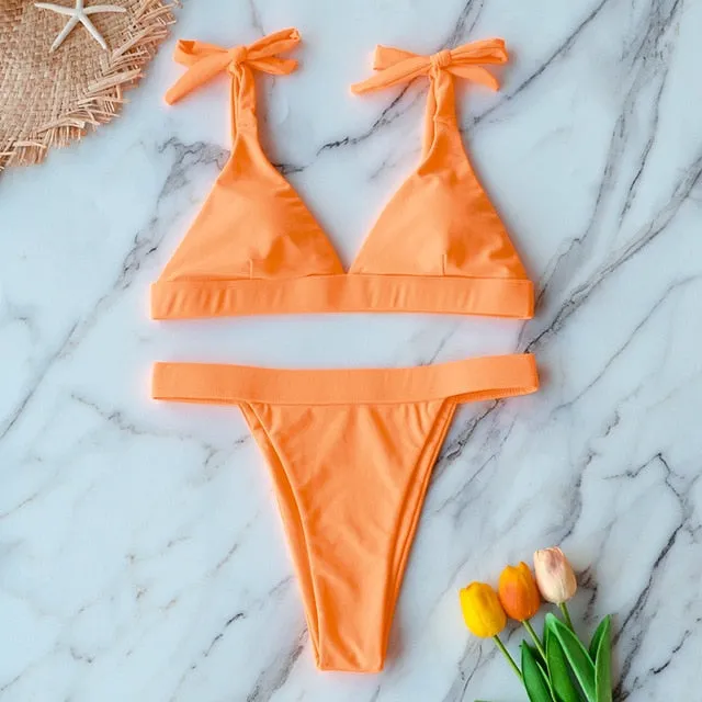 High Waist Bikini Set