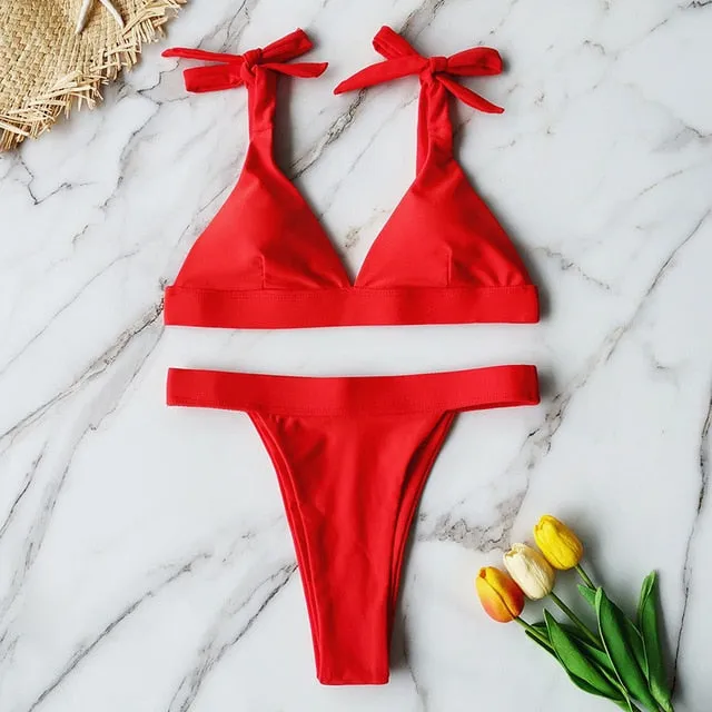 High Waist Bikini Set