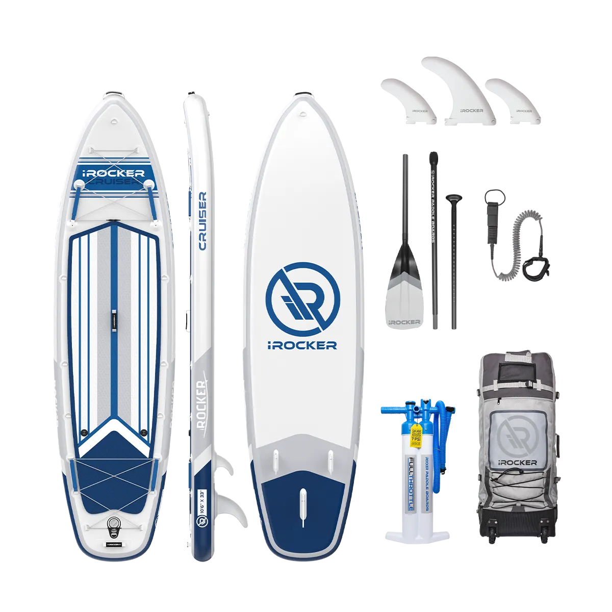 iROCKER CRUISER 10'6 Inflatable Paddle Board