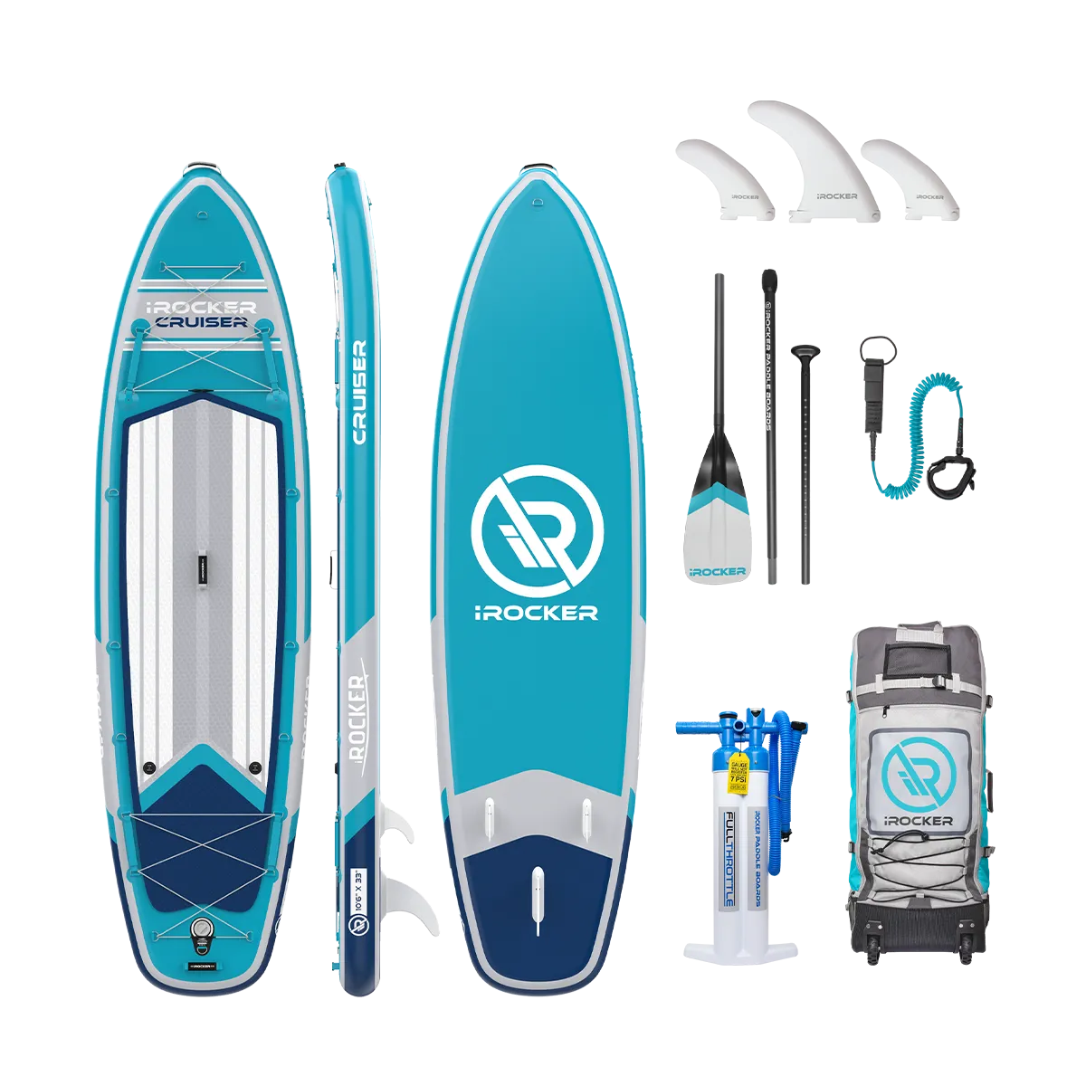 iROCKER CRUISER 10'6 Inflatable Paddle Board