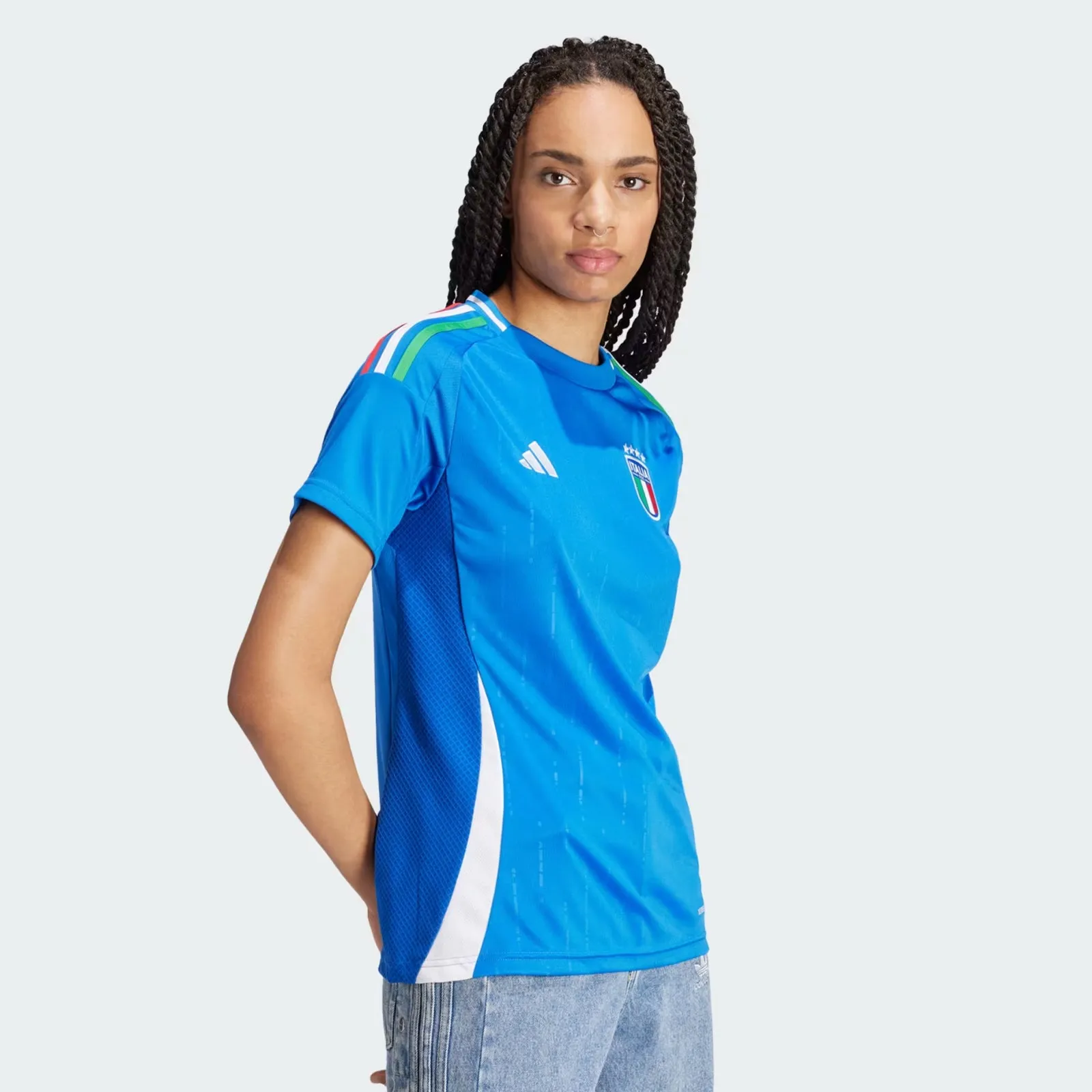 Italy National FIGC WOMEN'S 2024/25 Replica Jersey Football (Soccer) by Adidas