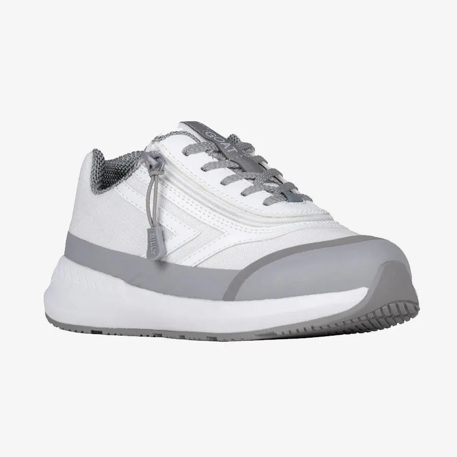 Kids' White BILLY Goat AFO-Friendly Shoes Wide