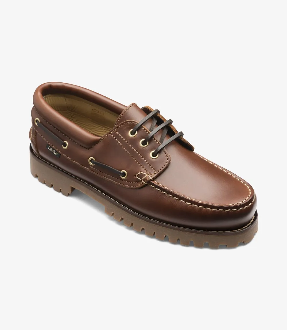 LOAKE 522 Heavy Deck-Shoes - Waxy Brown