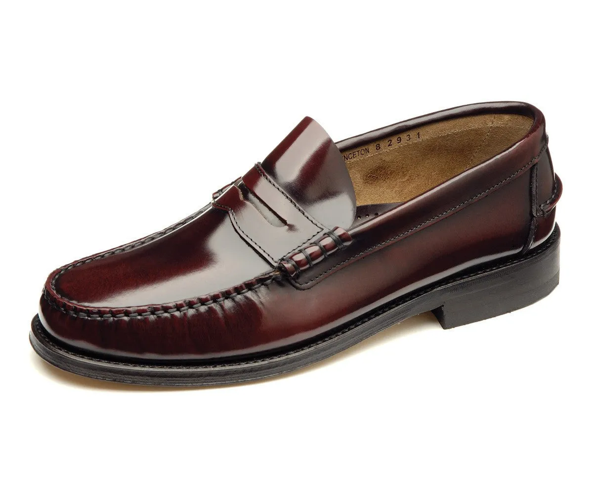 LOAKE Princeton Moccasin shoe - Burgundy