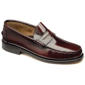 LOAKE Princeton Moccasin shoe - Burgundy