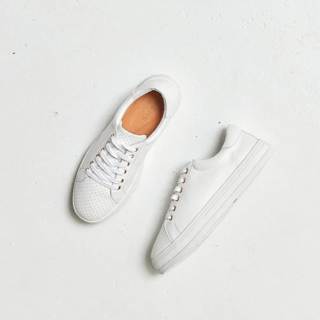 Paradise Leather Sneakers ~ White