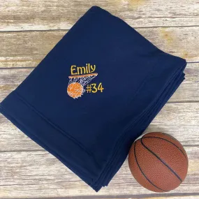 Personalized Basketball Stadium Blanket