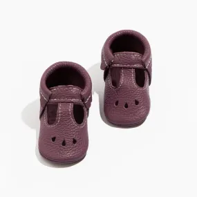 Plum Mary Jane Baby Shoe