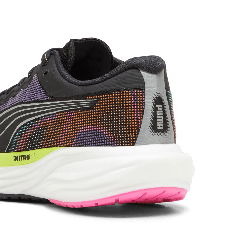 Puma Deviate Nitro 2 Women's  Running Shoes SS24 Puma Black-Lime Pow-Poison Pink