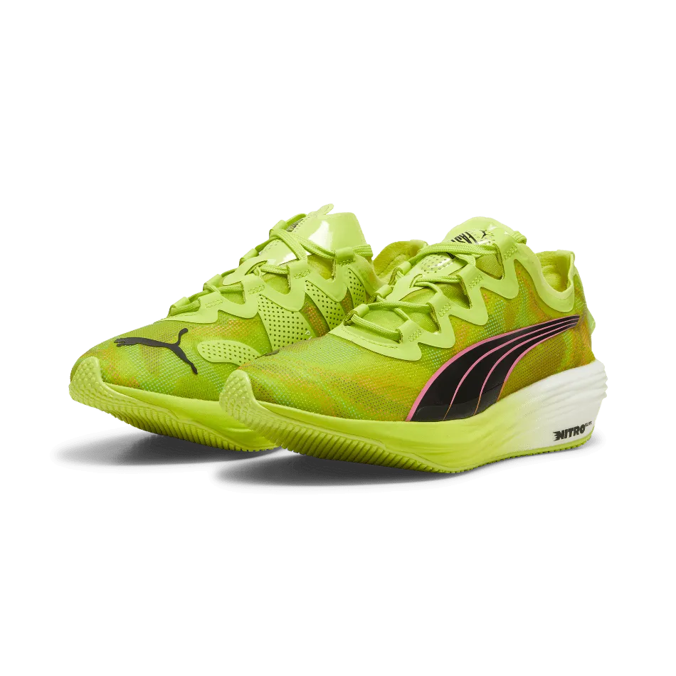 Puma Fast-FWD Nitro Elite Psychedelic Rush Women's  Running Shoes SS24 Lime Pow-Puma Black-Poison Pink