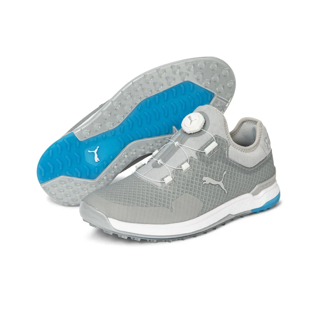 Puma Men's Proadapt Alphacat Disc Golf Shoes Silver/Blue