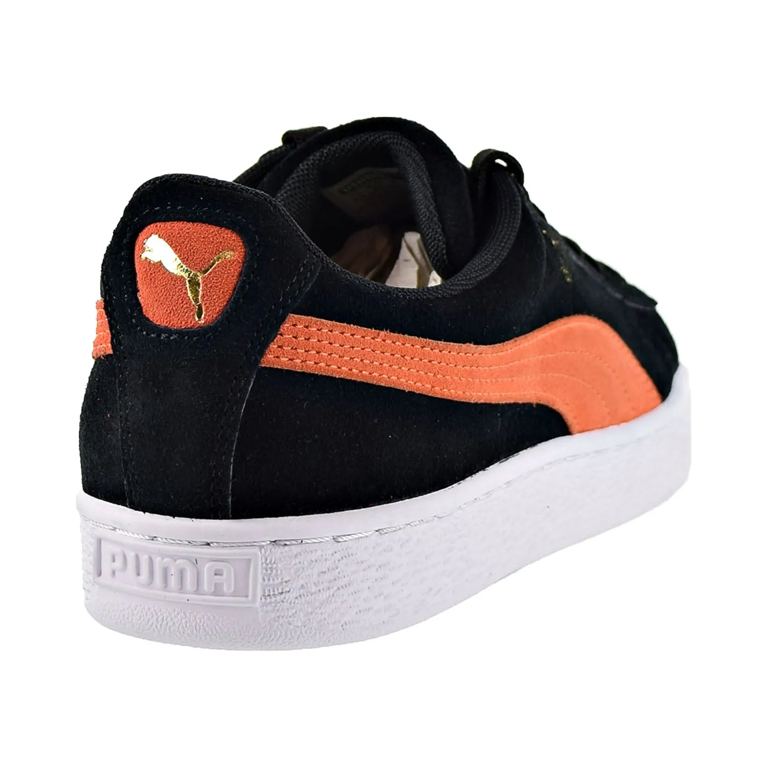 Puma Suede Classic Mens Shoes Black/Firecracker/White