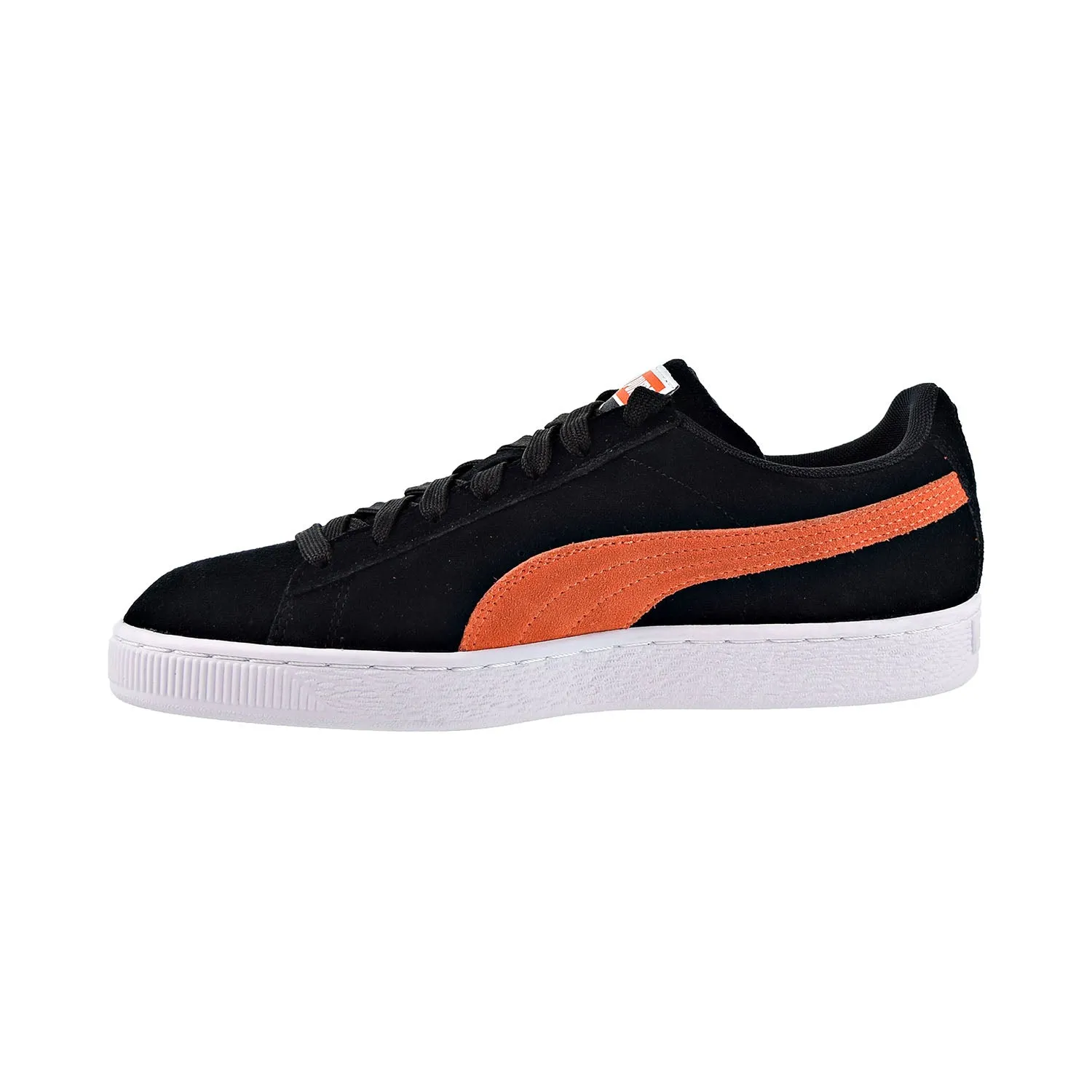 Puma Suede Classic Mens Shoes Black/Firecracker/White