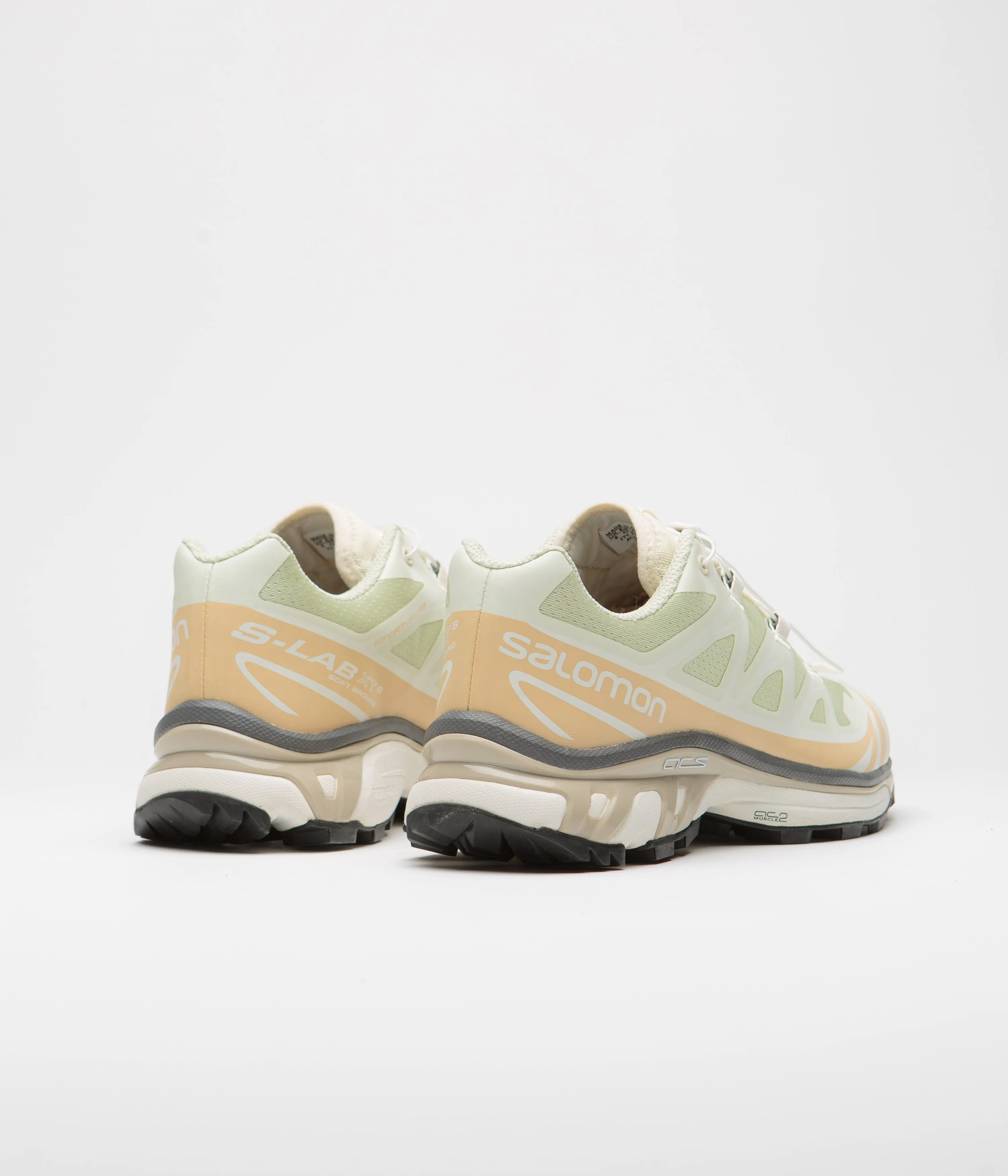 Salomon XT-6 Shoes - Aloe Wash / Hazelnut / Feather Gray