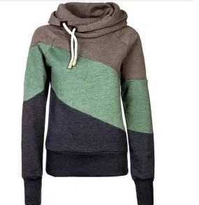 WealFeel Casual On Street Splicing Hooded Sweatshirt