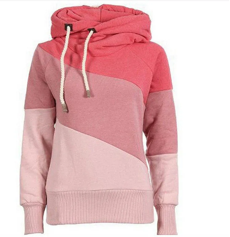 WealFeel Casual On Street Splicing Hooded Sweatshirt