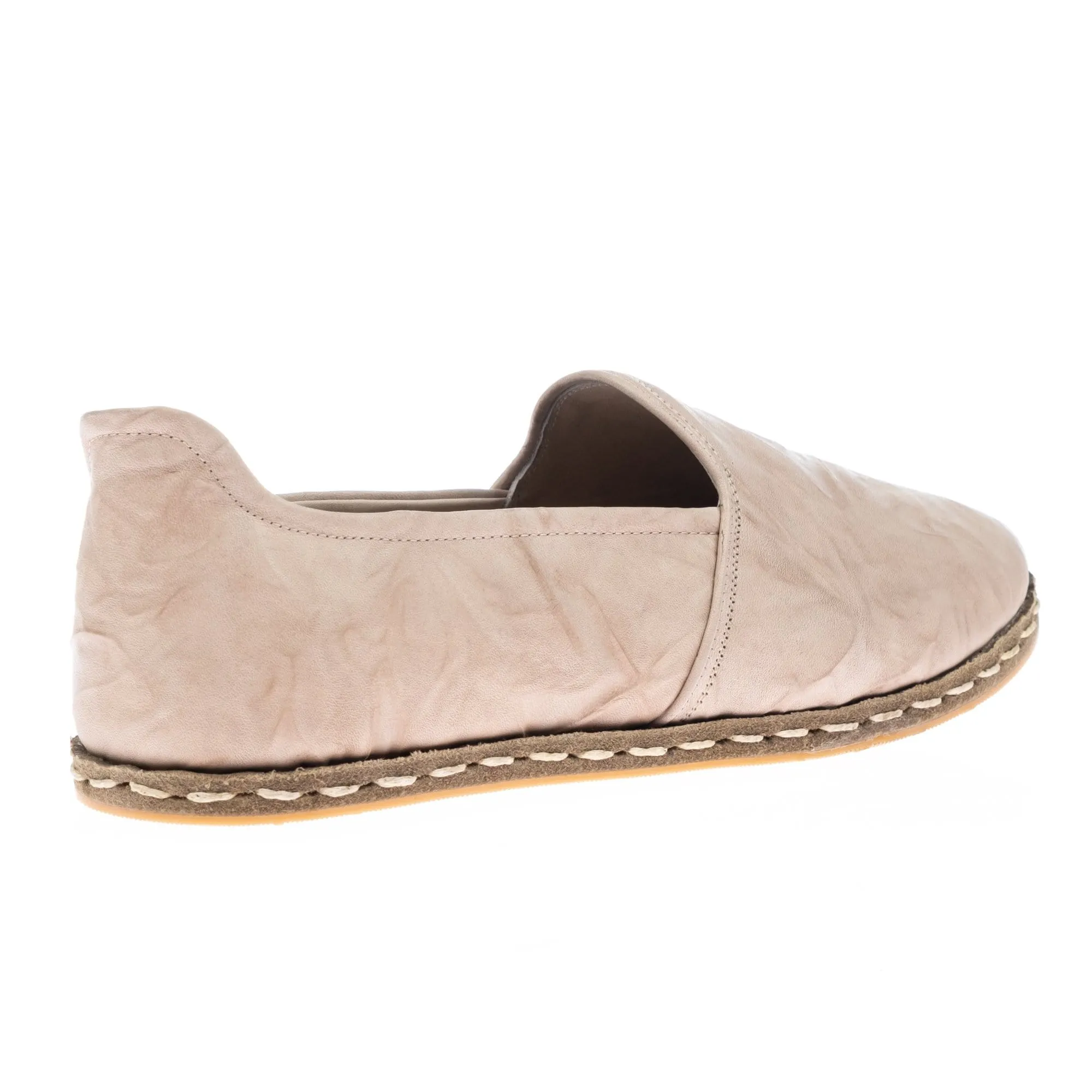 Women's Beige Slip On Shoes