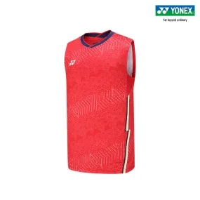 Yonex Premium Badminton/ Sports Sleeveless Top 10487 RubyRed MEN'S (Clearance)